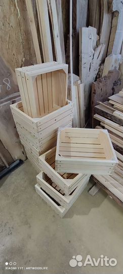 Ящик деревянный