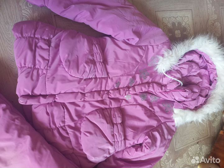 Зимний костюм на девочку