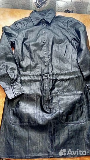 Платье кожаное 42 44