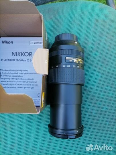 Объектив AF-S DX nikon 18-300mm f/3,5-6,3G ED VR