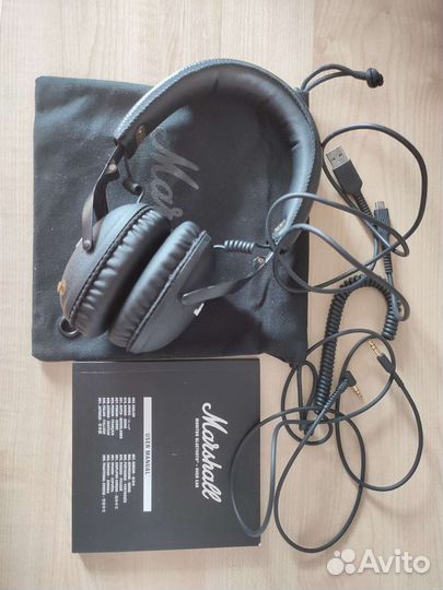 Беспроводные наушники Marshall monitor bluetooth