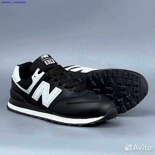 Кроссовки New Balance 574 Black (Арт.18220)