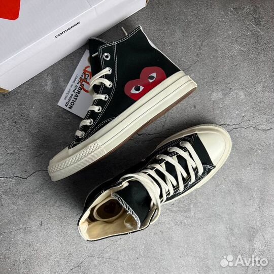 Кеды converse play comme des garcons