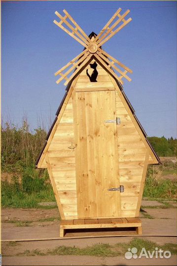 Уличный туалет с установкой Ч212