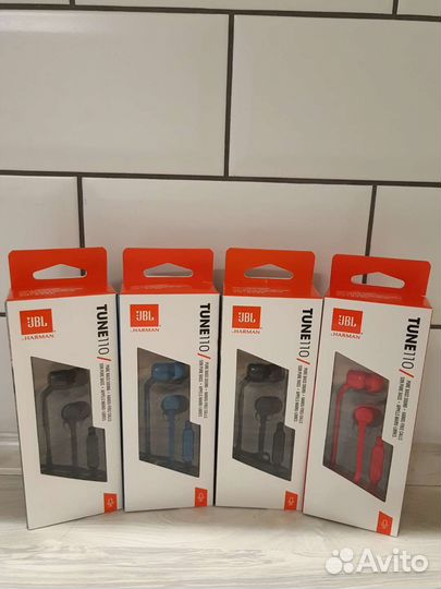 JBL tune 110 оригинал наушники проводные новые