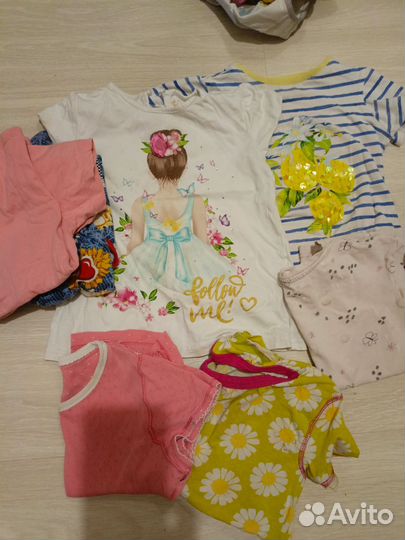 Футболки для девочки 98 104