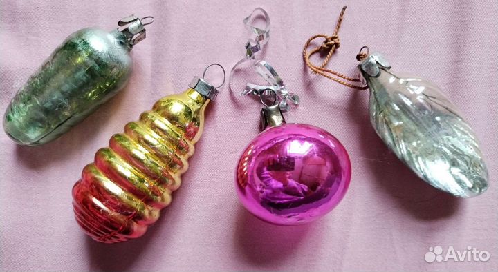 Елочные игрушки СССР (набор)