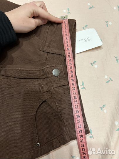 Джинсы женские шоколадные