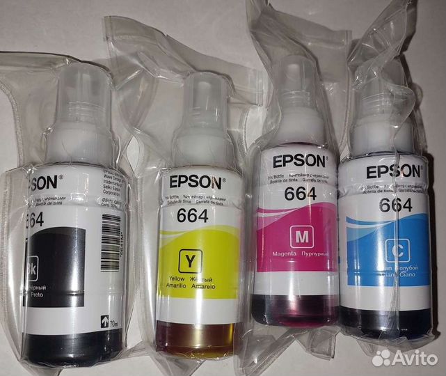 Чернила для принтера epson