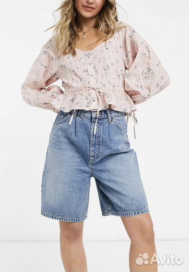 Рубашка розовая ASOS