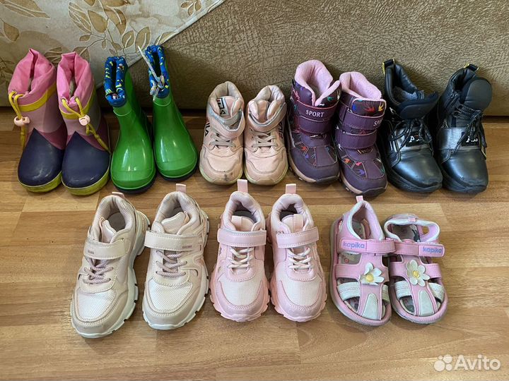 Обувь и вещи для девочки 4-5 лет