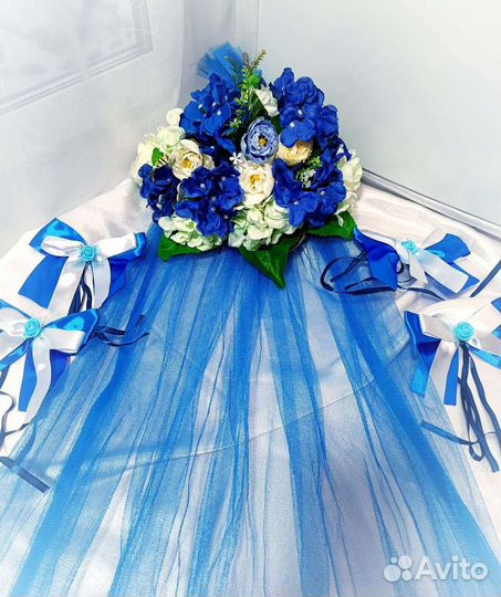 Украшения на свадебный авто