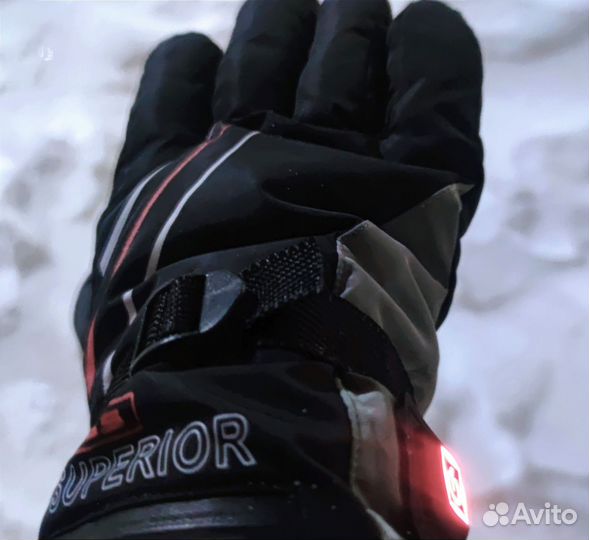 Перчаткие тёплые с подогревом на меху с Акб 4600мА