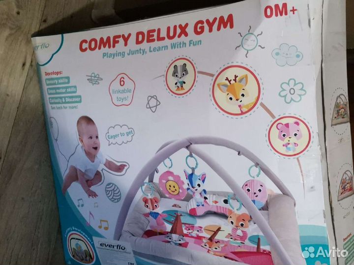 Развивающий коврик для новорожденного