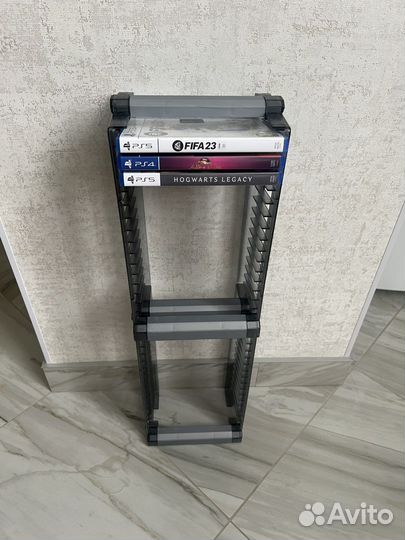 Подставка полочки blu-ray боксов, дисков PS5, Xbox