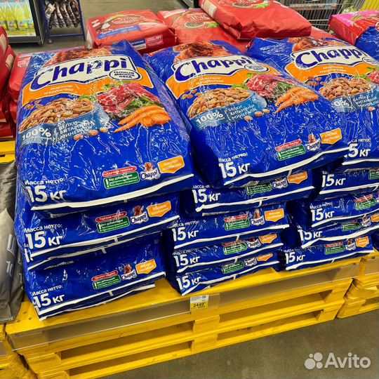 Chappi 15кг корм для собак