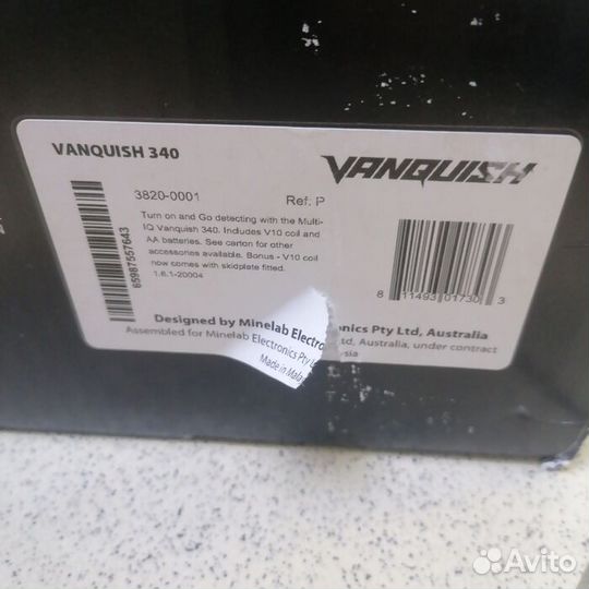 Металлоискатель Minelab Vanquish 340