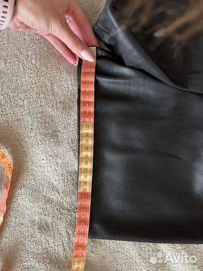 Шорты экокожа