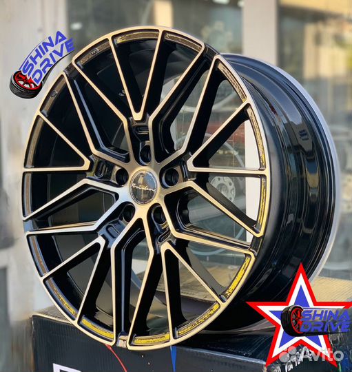 Диски Brixton VL4 R19 5x112 Black Groove Gloss