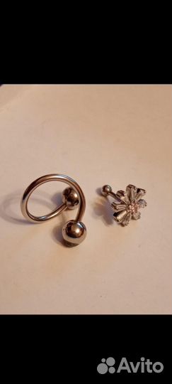 Серьги для пирсинга новые