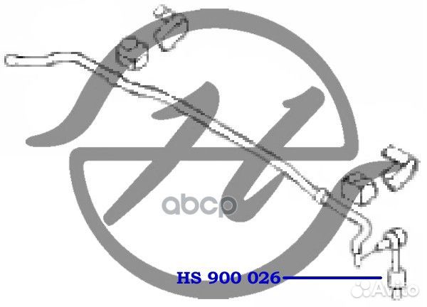 Тяга стабил-ра зад. hs900026 Hanse