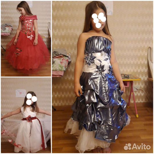 Платье для девочки 6-8лет