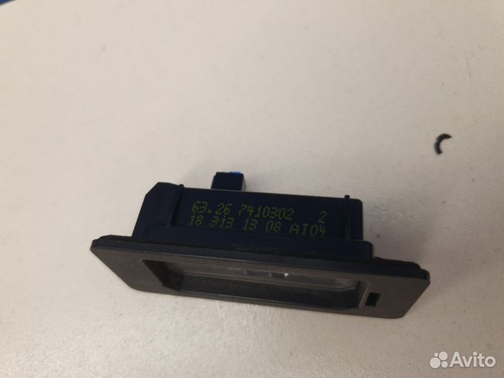 Фонарь подсветки номерного знака BMW 5 G30 F90 2016