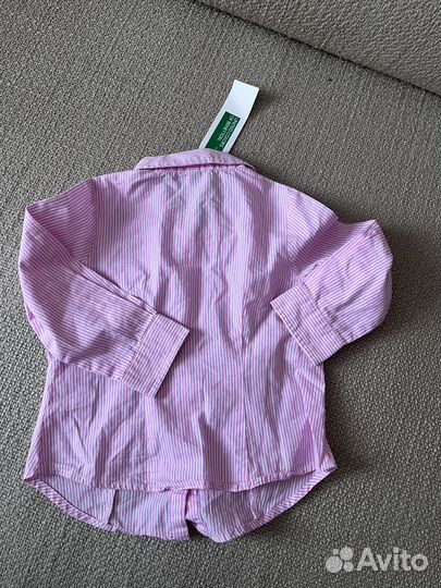 Рубашка на девочку Benetton новая 3-4 года