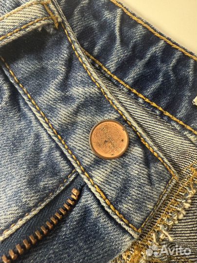 Юбка джинсовая мини