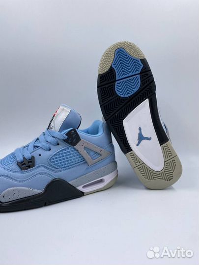 Nike Air Jordan Retro Iv 4 University Blue Black