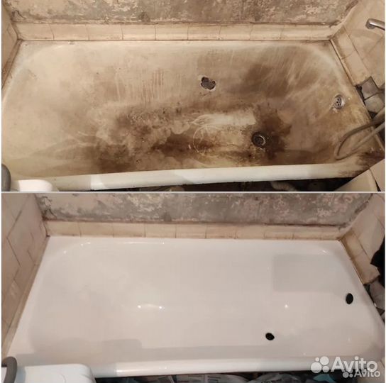 Реставрация ванн. Цена с материалом и работой