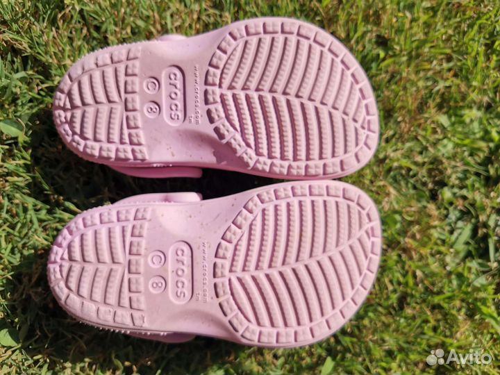 Крокс crocs сандали с8 для девочки