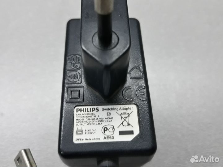 Блок питания Philips DSA-5W-05 DEU 5V 650mA 0,65A