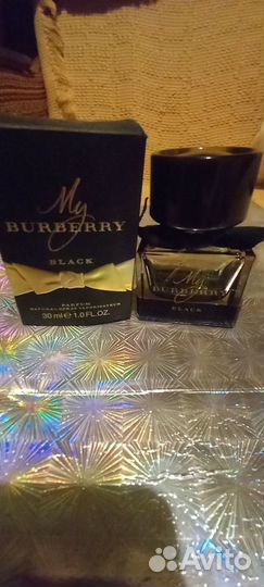 Коробка и флакон My Burberry Black Parfum