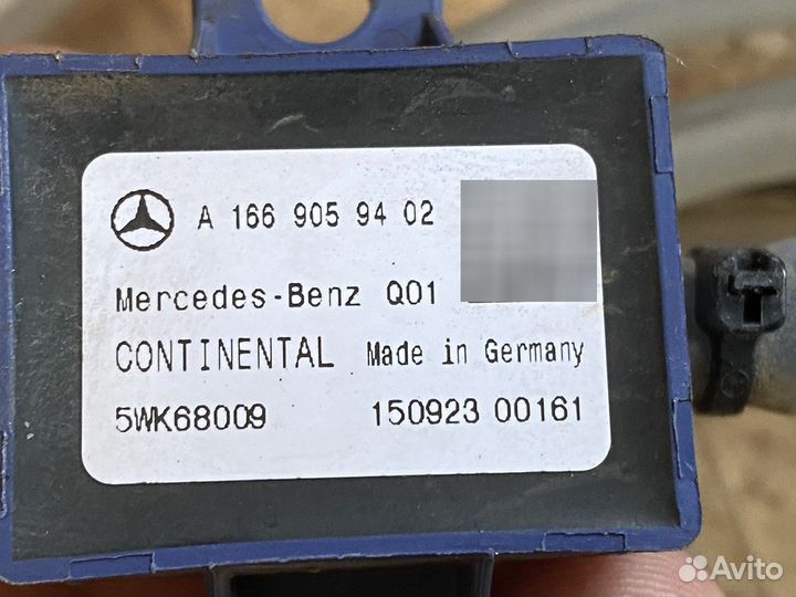 Mercedes W166 W292 GLE датчики защиты пешехода