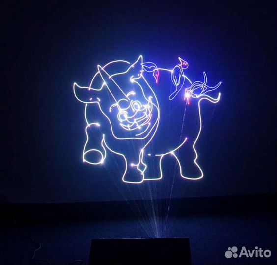 Анимационный лазерный 3D проектор (2811)