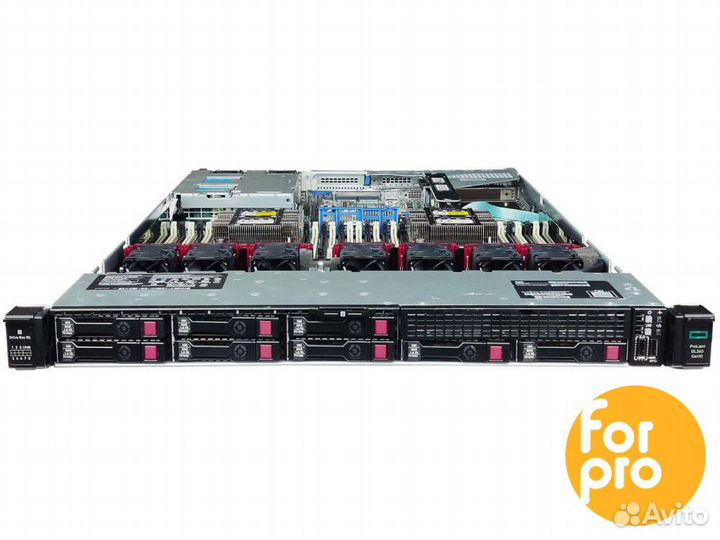 Сервер HP DL360 Gen10 8SFF S100 2x6132Gold 192GB