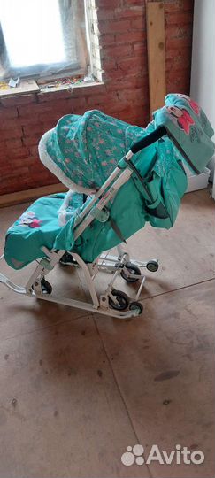 Коляска санки