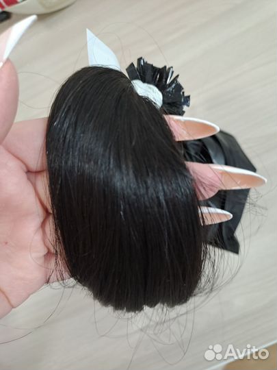 Натуральные волосы для наращивания 50см 100 прядей