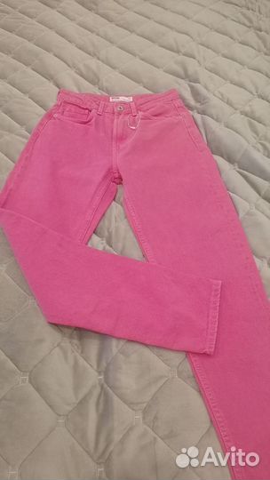 Джинсы Вershka mom и Мango