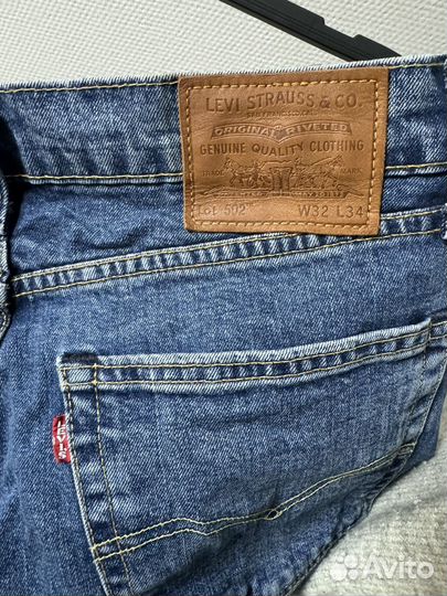 Джинсы мужские levis 502 w32