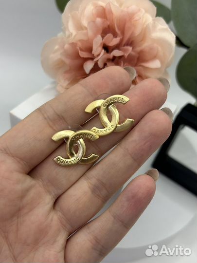 Серьги chanel