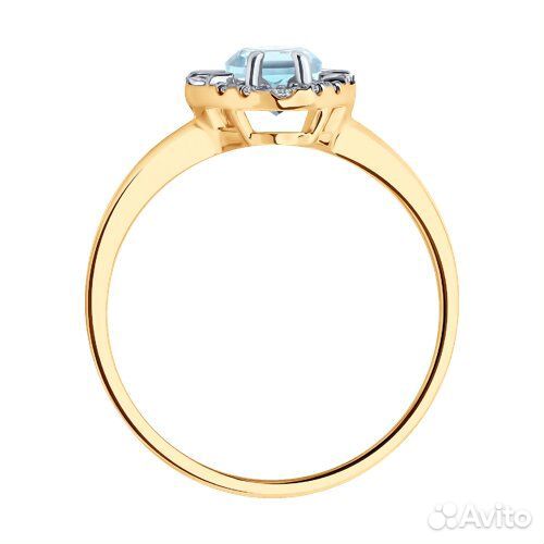 Кольцо sokolov из золота, 717149, р.16,5