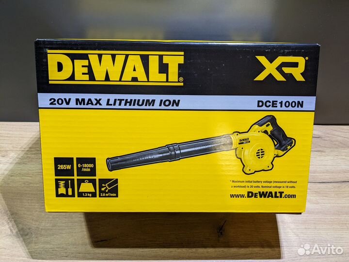 Воздуходувка Dewalt DCE 100