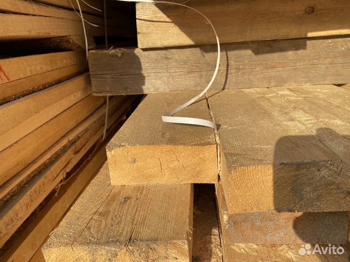 Доска обрезная естественной влажности хвоя 3–4 (CD