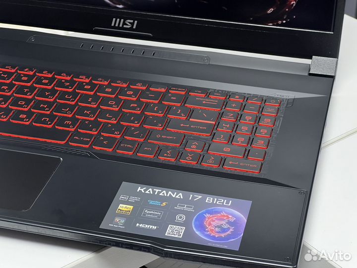 Игровой Ноутбук MSI Katana Core i5 RTX 16озу 144Hz