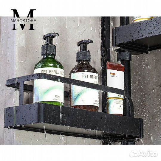 Угловая полка для ванной