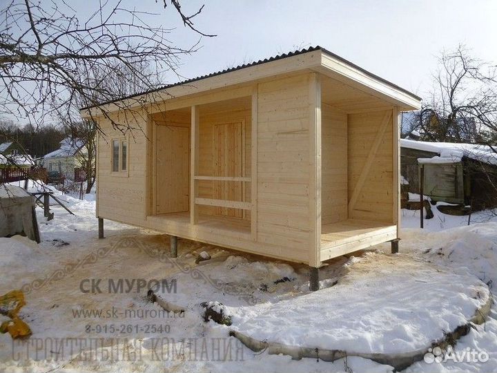 Хозблок сарай