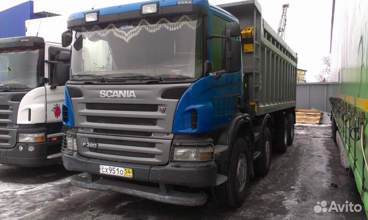 Перевозки самосвалом Scania