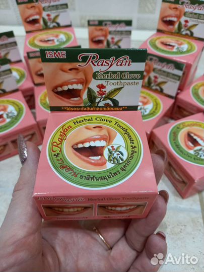 Тайская зубная паста, порошковая